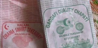 Obama-Gaddafi Chapati Rivalry Continues On Kampala Streets Obama vs Gadaffi Chapati